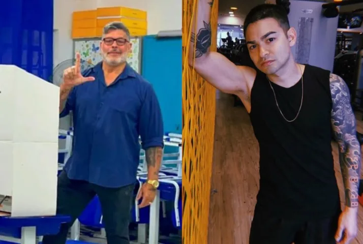 Alexandre Frota e Yudi Tamashiro (Foto: Twitter/Instagram/Montagem)