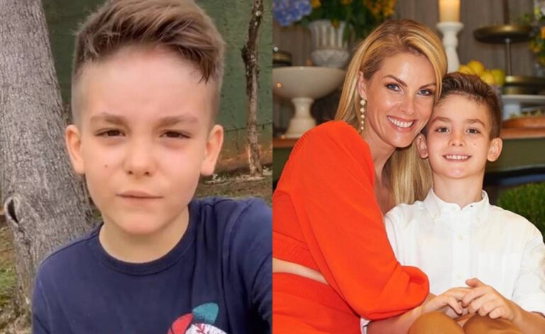 Filho de Ana Hickmann encanta com recado para os internautas