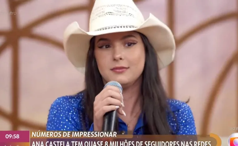 Ana Castela fala sobre carreira no ‘Encontro’: “A ficha ainda não caiu”
