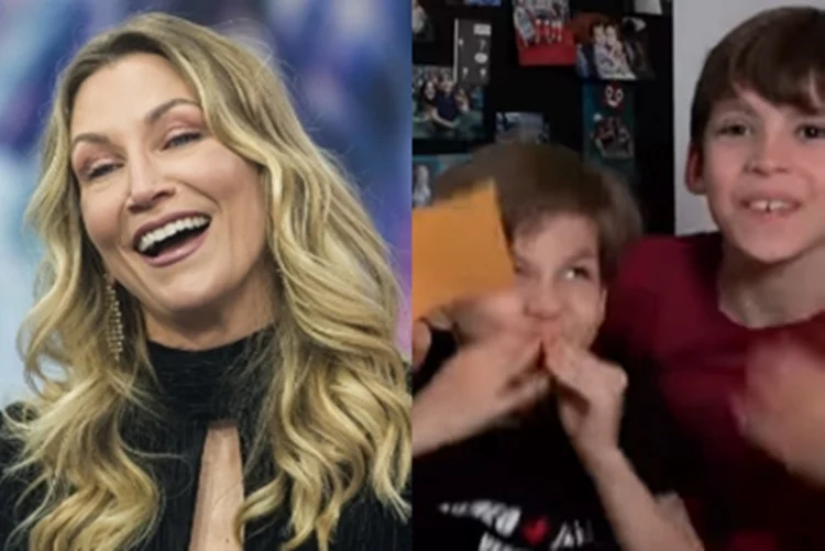 Anne Lottermann e os filhos - Reprodução Instagram