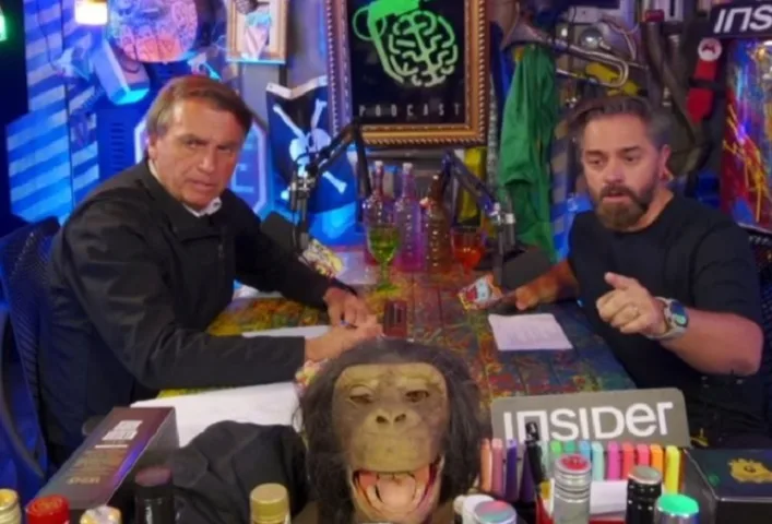 bolsonaro Jair Bolsonaro no Inteligência Ltda (Foto: Youtube)