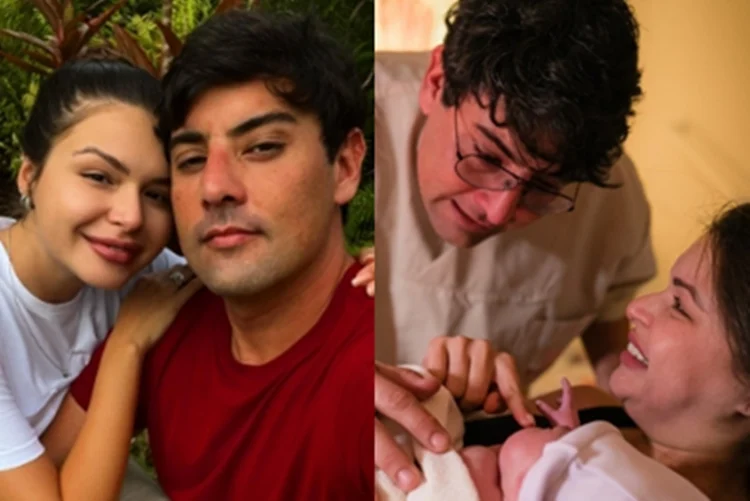 Bruno de Luca, a mulher e a filha - Instagram