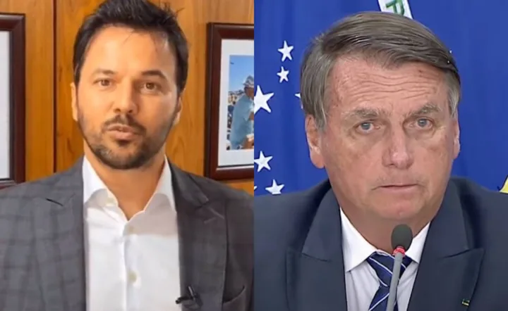 Fábio Faria e Bolsonaro