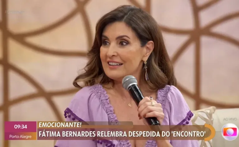Fátima Bernardes volta ao ‘Encontro’ e desabafa: “estava ansiosa”