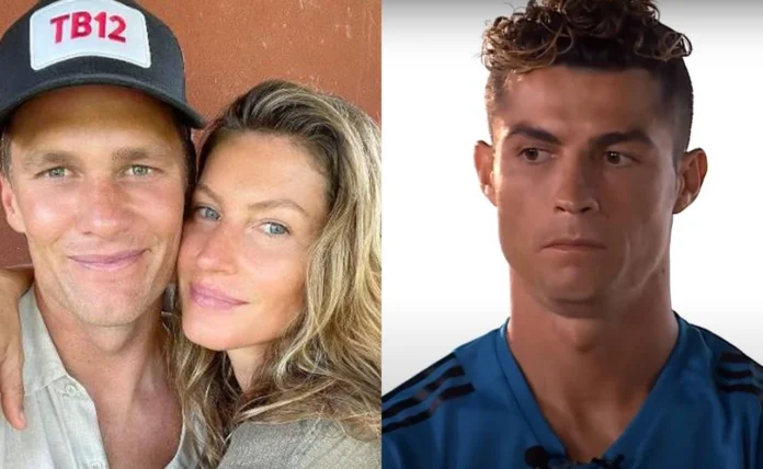Gisele, Tom e Cristiano Ronaldo Gisele, Tom e Cristiano Ronaldo