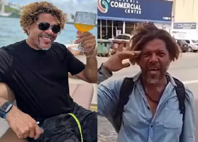 Mendigo Givaldo Alves (Foto: Instagram/Montagem)