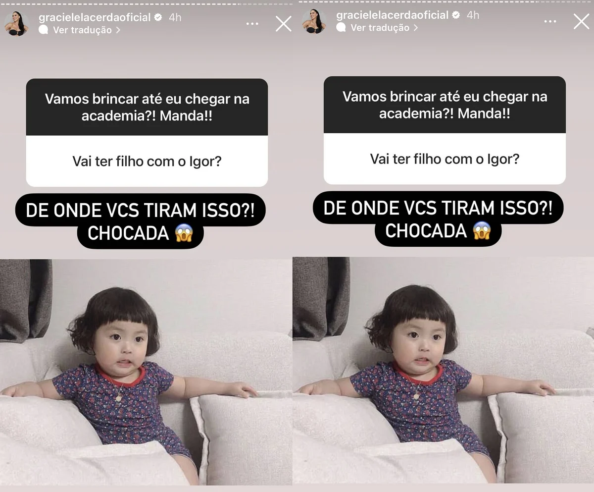 graciele lacerda Graciele Lacerda se choca com pergunta sobre filho de Zezé (Foto: Reprodução/Instagram)