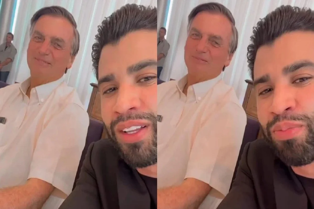 Jair Bolsonaro e Gusttavo Lima (Foto: Reprodução/Instagram)