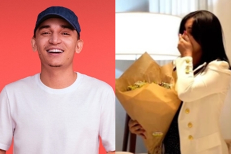 João Gomes e a mãe - Reprodução Instagram