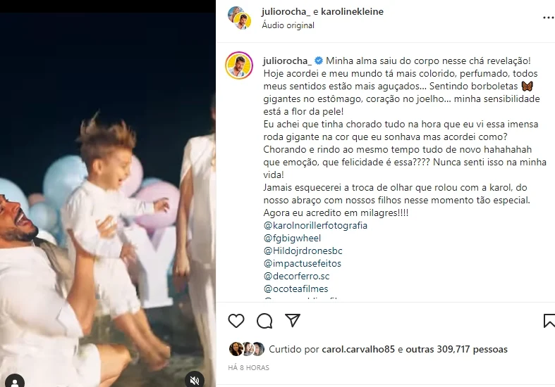 Julio Rocha reprodução Instagra