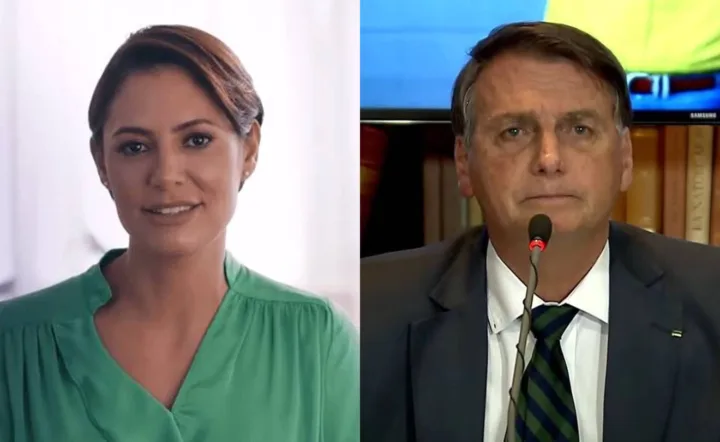 Michelle e Bolsonaro