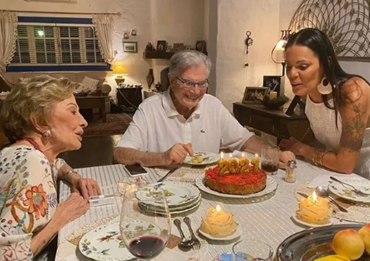 Mocita com Tarcisio Meira e Gloria Menezes - Instagram