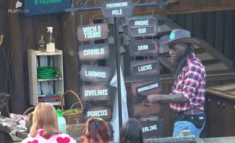A Fazenda 14: Pelé delega funções após conquistar chapéu do fazendeiro