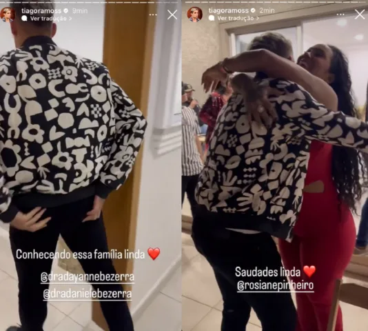 Tiago Ramos encontra com família de Deolane Bezerra (Foto: Reprodução/Instagram)