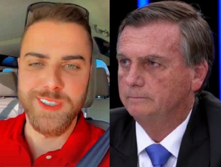 Zé Neto e Jair Bolsonaro (Foto: Montagem/Instagram/Globo)