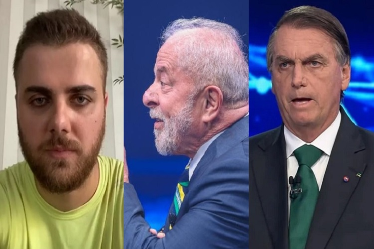 Zé Neto, Lula e Jair Bolsonaro (Foto: Montagem/Instagram/Band)