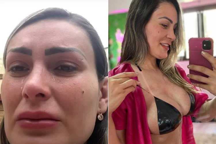 Após receber alta de clínica psiquiátrica, Andressa Urach expõe: ”A mãe tá on”