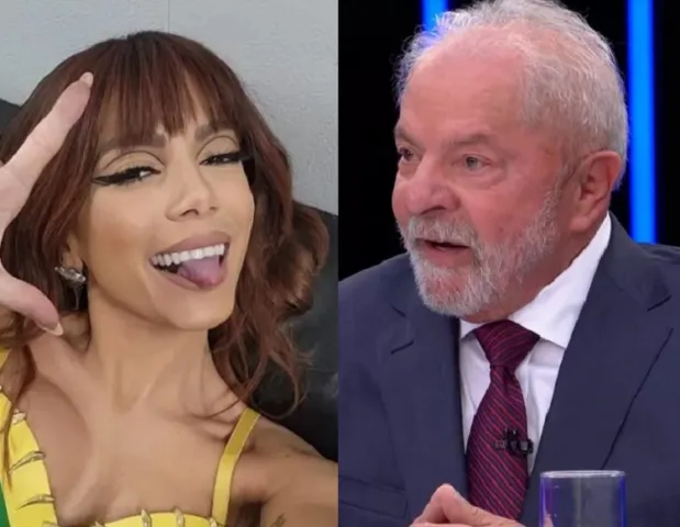 Anitta e Lula (Foto: Montagem/Instagram/Globo)