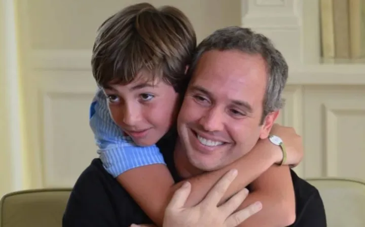 Caio Ribeiro com o filho João Caio Ribeiro com o filho João