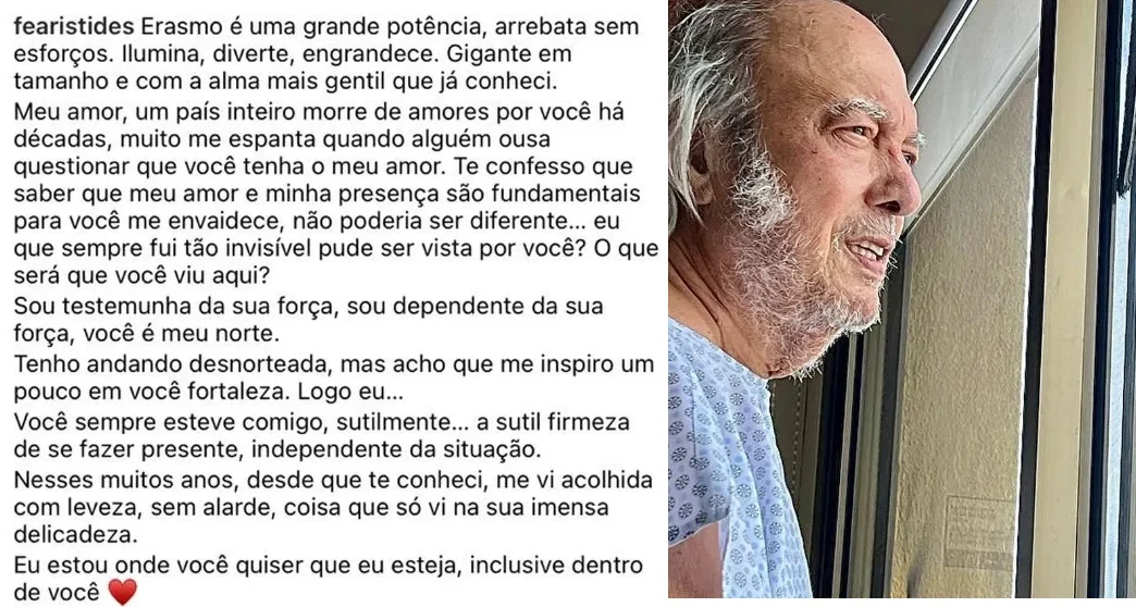 Declaração para Erasmo Carlos (Foto: Reprodução Instagram)