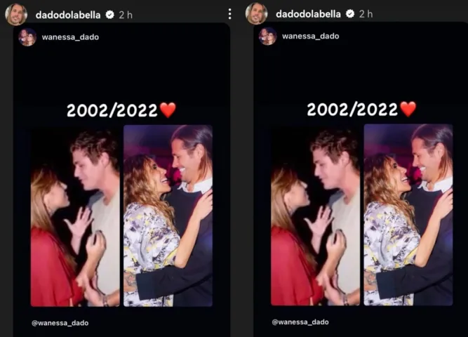 Dado Dolabella e Wanessa Camargo (Foto: Stories do Instagram)