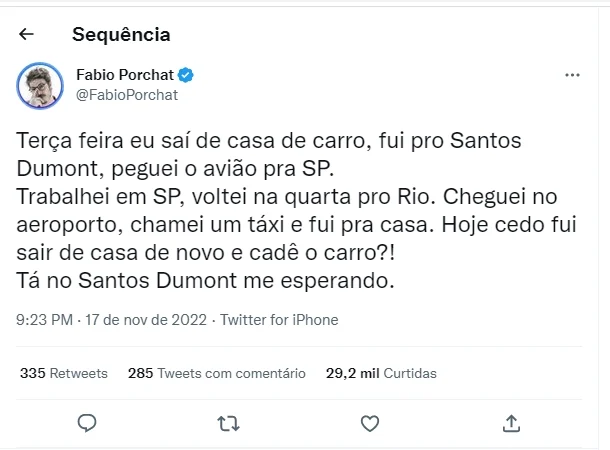 Fabio Porchat /Twitter
