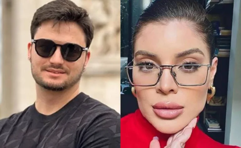 Felipe Neto e Gkay se beijam após flertes nas redes sociais