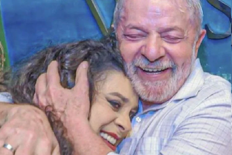 Lula e cantora Gal Costa (Foto: Reprodução Instagram)
