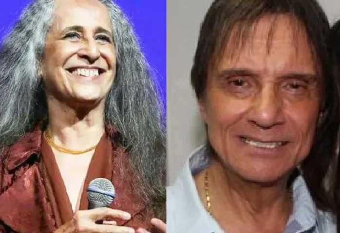 Maria Bethânia e Roberto Carlos (Foto: Reprodução/Instagram)
