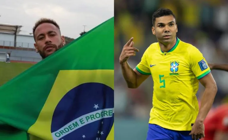 Neymar exalta Casemiro após vitória do Brasil contra a Suíça: “o melhor do mundo”
