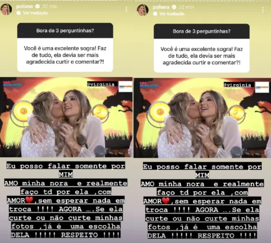 Poliana Rocha fala sobre Virgínia Fonseca (Foto: Reprodução do Instagram)