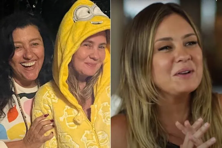 Adriana Esteves faz aniversário e ganha homenagem de Regina Casé