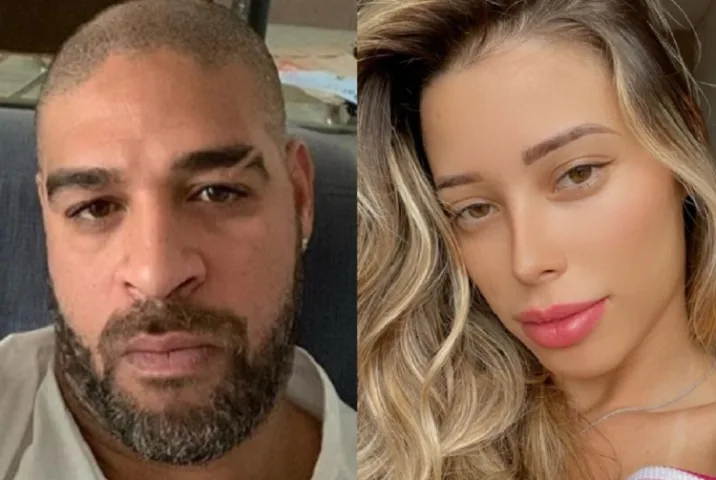 Adriano Imperador e Micaela Mesquita (Foto: Montagem/Instagram)