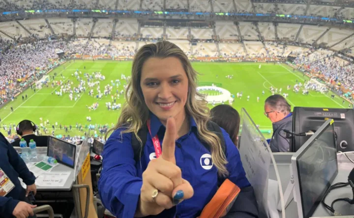 Ana Thaís Matos se torna primeira mulher a comentar jogo do Brasil