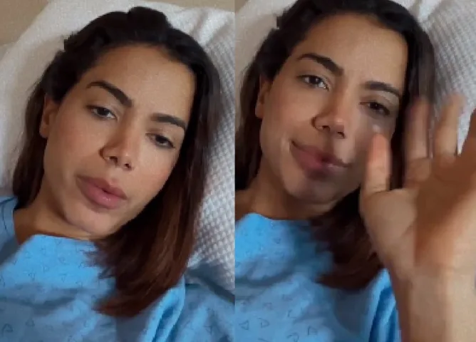 Anitta atualiza seu estado de saúde (Foto: Montagem/Instagram)