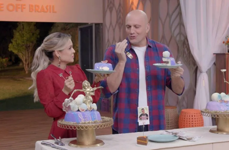 ‘Bake Off Brasil’ chega à semifinal com desafio de bolo suspenso