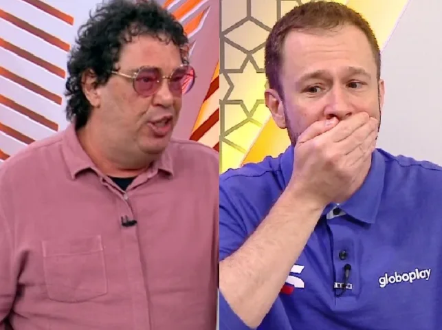 Casagrande e Tiago Leifert (Foto: Montagem/Globo)