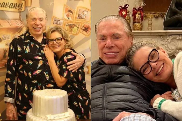 Cintia Abravanel parabeniza Silvio Santos: ”Te amo”