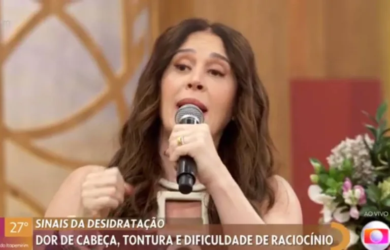 Claudia Raia, aos 7 meses de gravidez, faz revelação no ‘Encontro’: “pulei de barco”