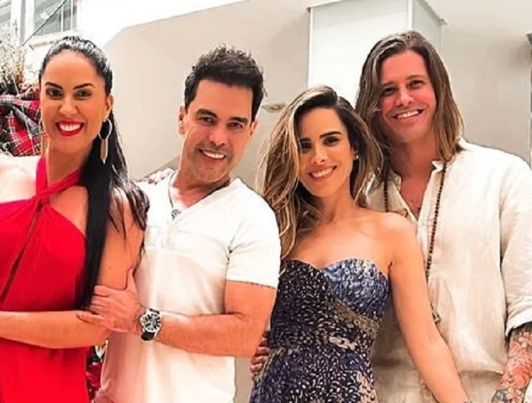 Dado Dolabella passa Natal com Wanessa e Zezé di Camargo