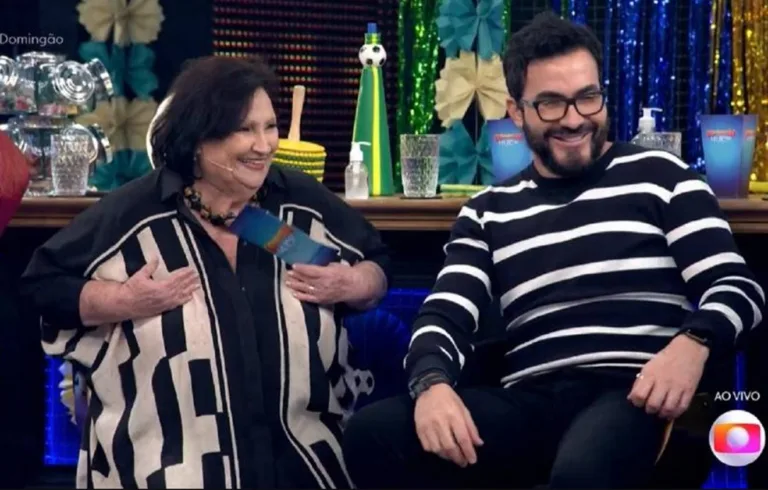 Ao vivo, mãe de Paulo Gustavo chama Padre Fábio de Melo de pecador após flagra