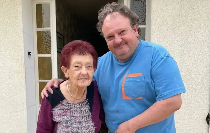 Erick Jacquin e sua mãe Simone