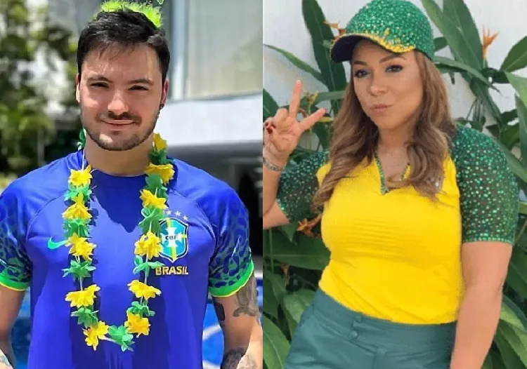 Felipe Neto bloqueia esposa de Thiago Silva e ela debocha