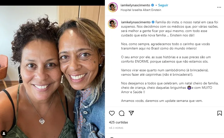 Filhas de Rei Pelé Instagram