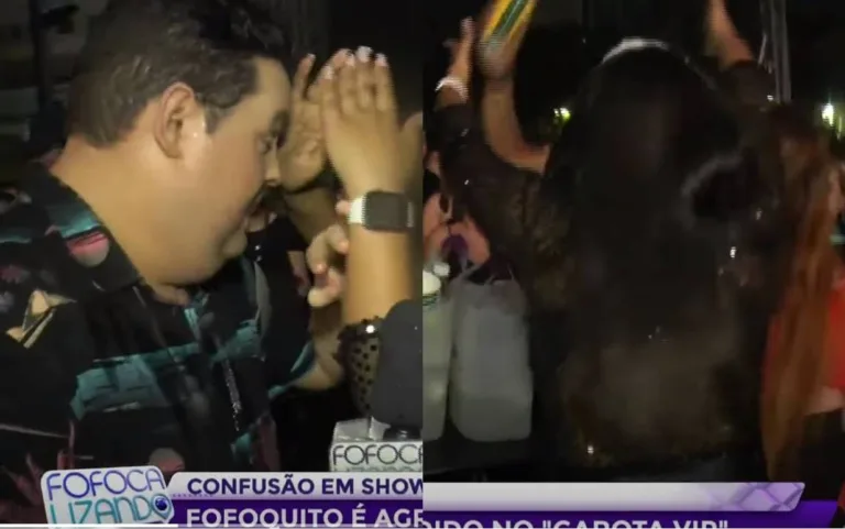 Repórter do SBT é agredido durante reportagem em show de Wesley Safadão