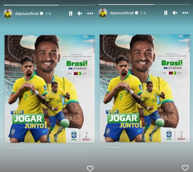 Gabriel Jesus (Foto: Reprodução Instagram)