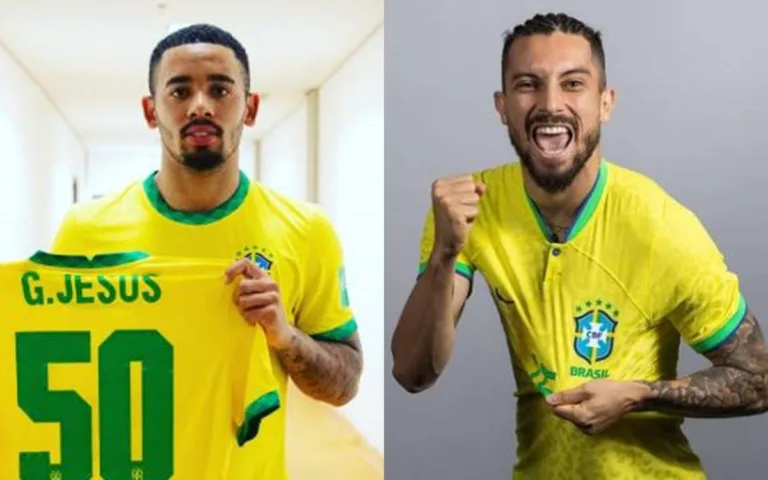 Gabriel Jesus e Alex Telles se lesionam e estão fora da Copa do Mundo