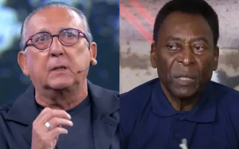 Galvão Bueno confessa que matou aula para ver Pelé: “eterno”