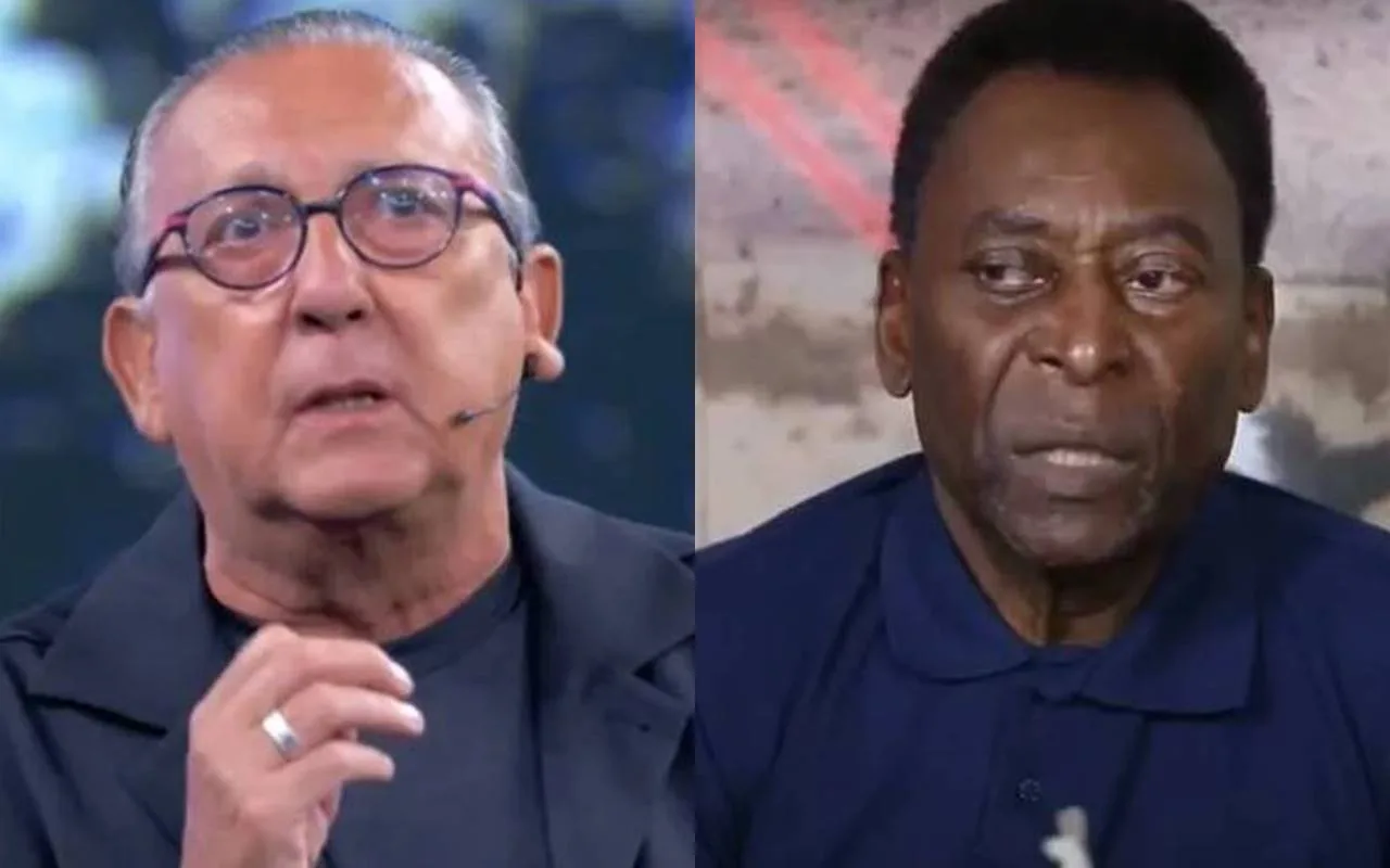 Galvão Bueno e Pelé Galvão Bueno e Pelé