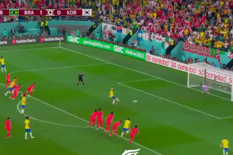 Neymar faz o primeiro gol na Copa do Mundo do Catar